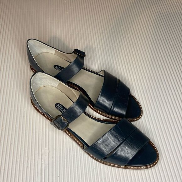 Nickels leather Sandals Made in Italy size 9AA - Picture 1 of 9